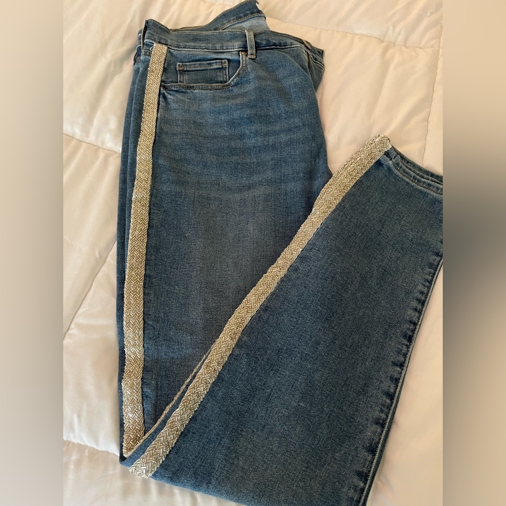 Loft beaded jeans